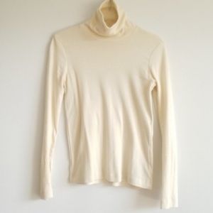 KOTN alabaster/cream super soft cotton turtleneck
